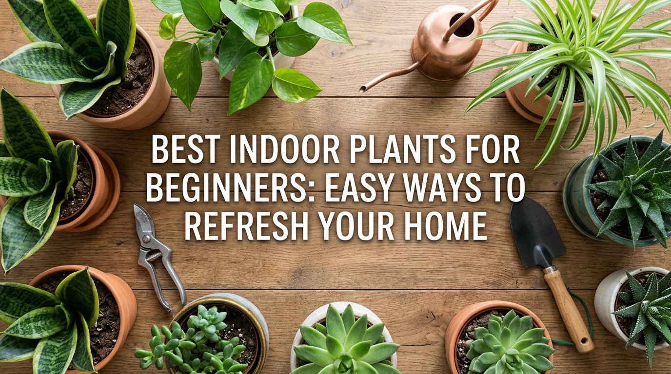 Best Indoor Plants for Beginners: Easy Ways to Refresh Your Home