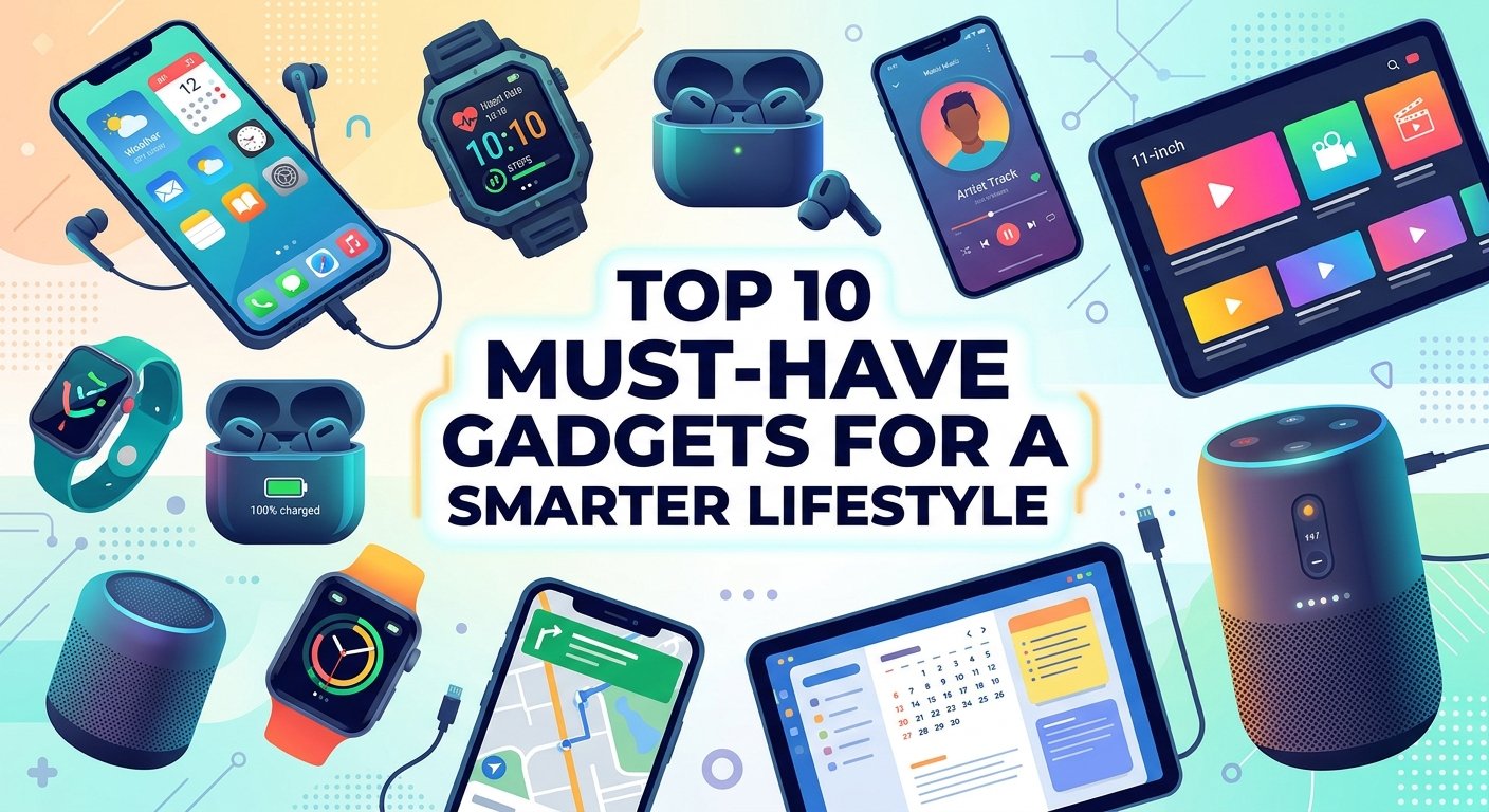 Top 10 Must-Have Gadgets for a Smarter Lifestyle
