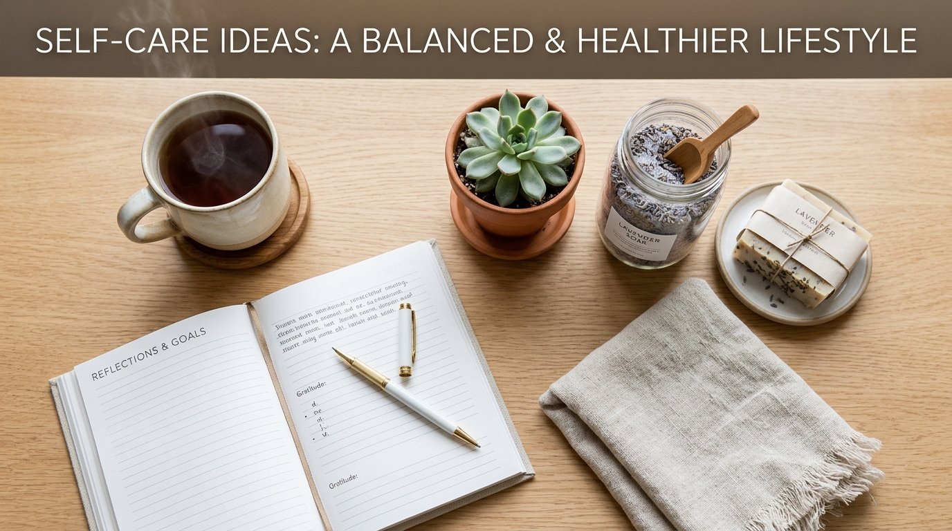 Self-Care Ideas for a Balanced, Relaxing, and Healthier Lifestyle
