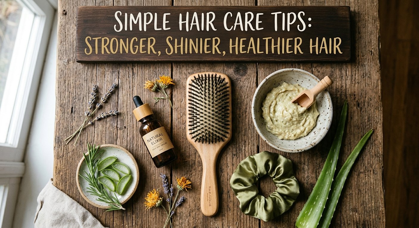 Simple Hair Care Tips for Stronger, Shinier, and Healthier Hair