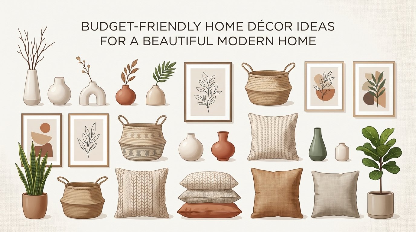 Budget-Friendly Home Décor Ideas for a Beautiful Modern Home